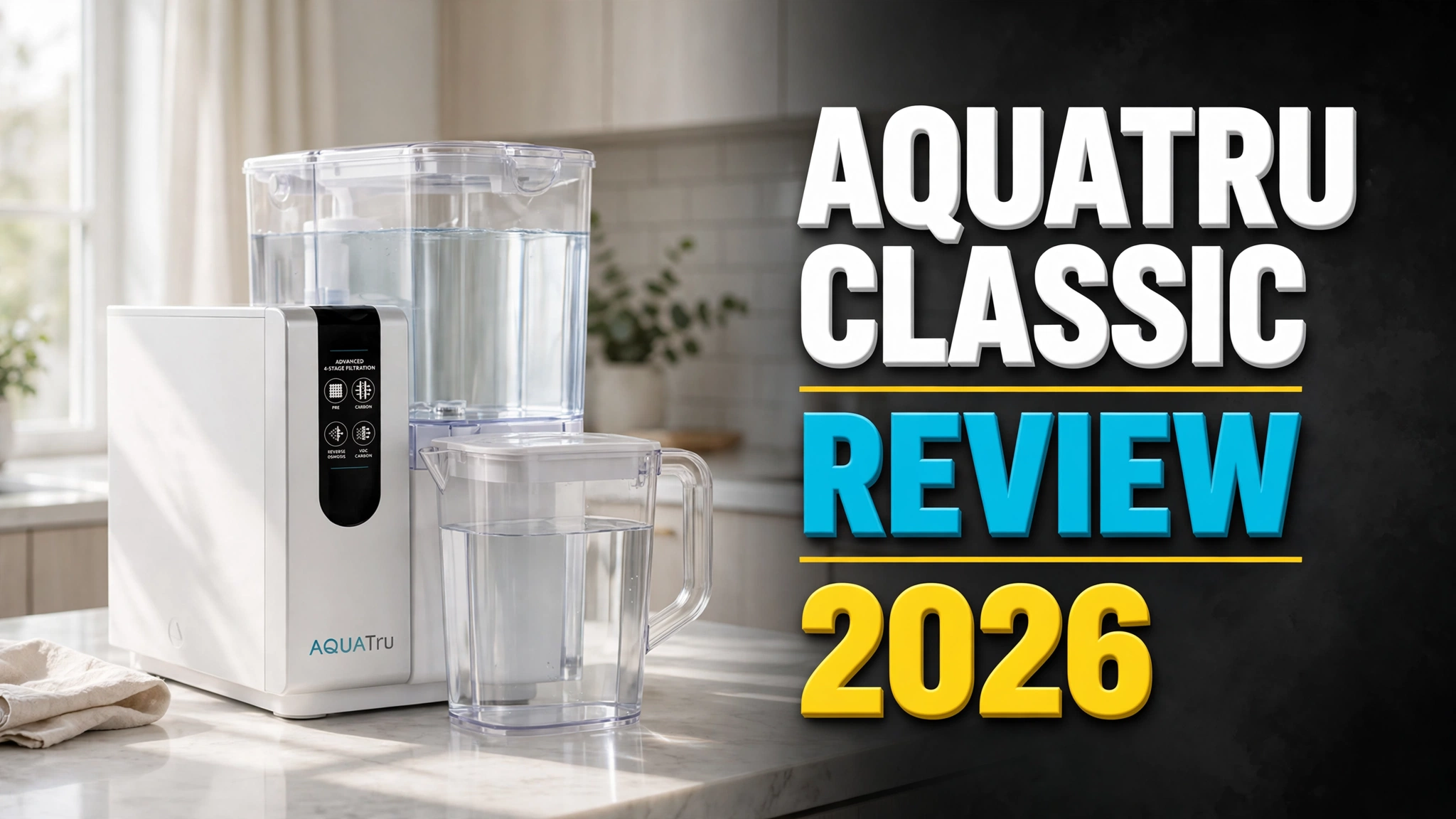 AquaTru Classic countertop reverse osmosis review 2026 featured image