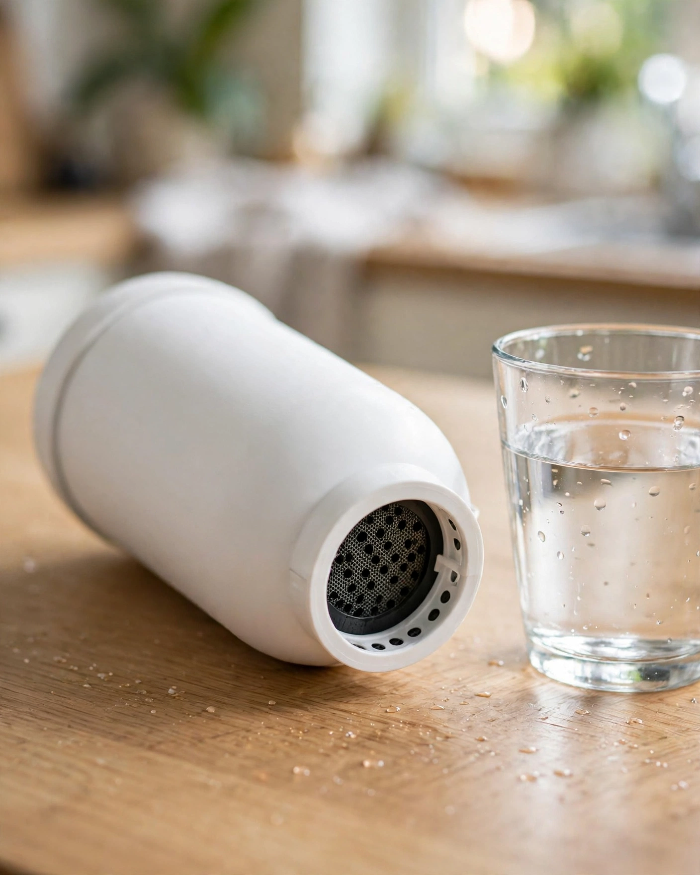 Close-up of a Brita Standard OB03 filter cartridge