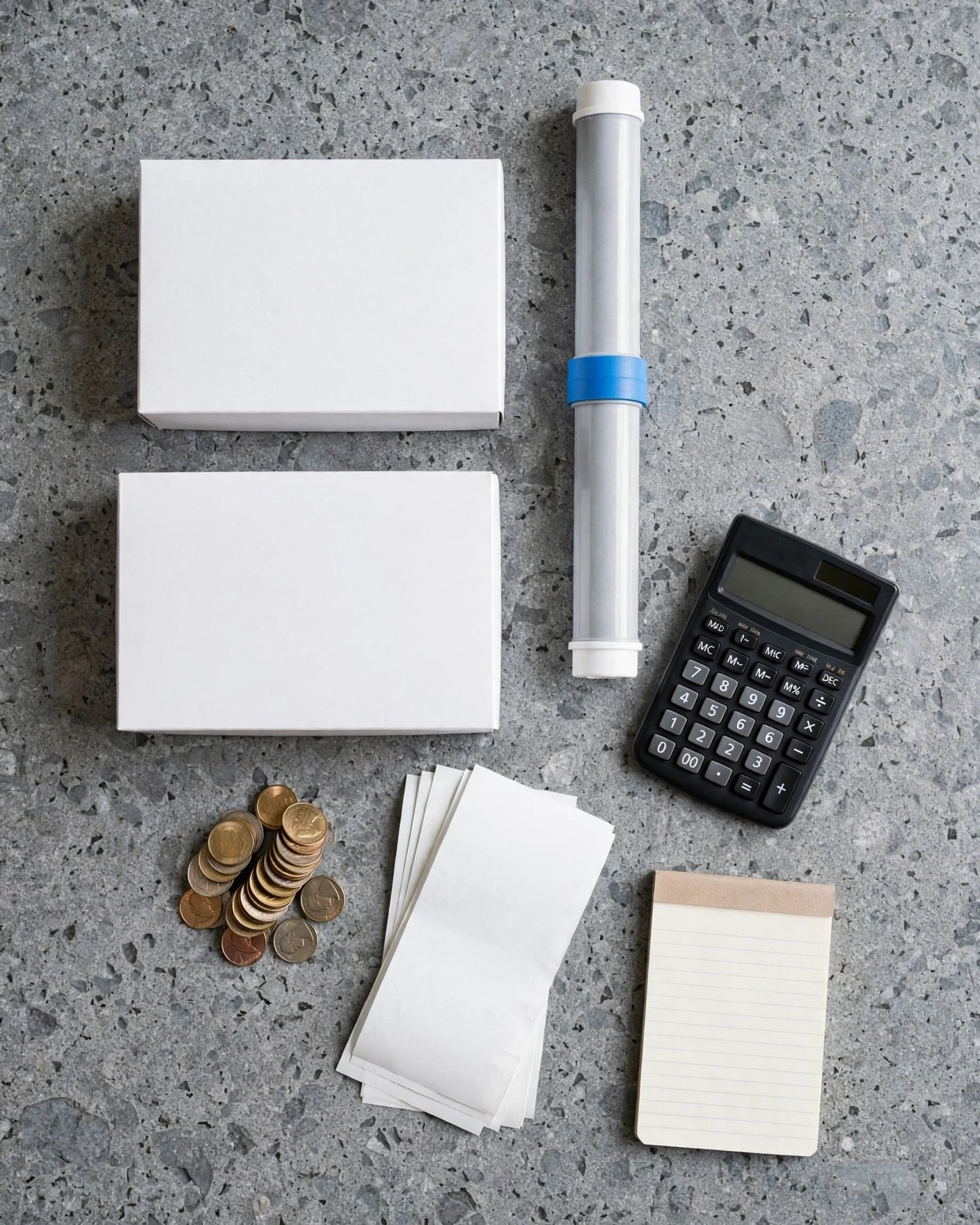 PLUS filter cartridges with a calendar and calculator showing yearly replacement cost