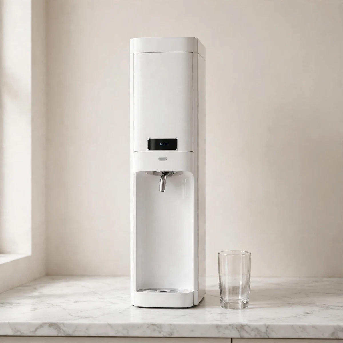 SimPure Y7P countertop reverse osmosis unit on a kitchen counter