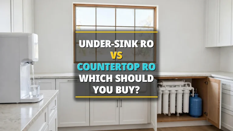 Under-sink RO vs countertop RO comparison, 2026