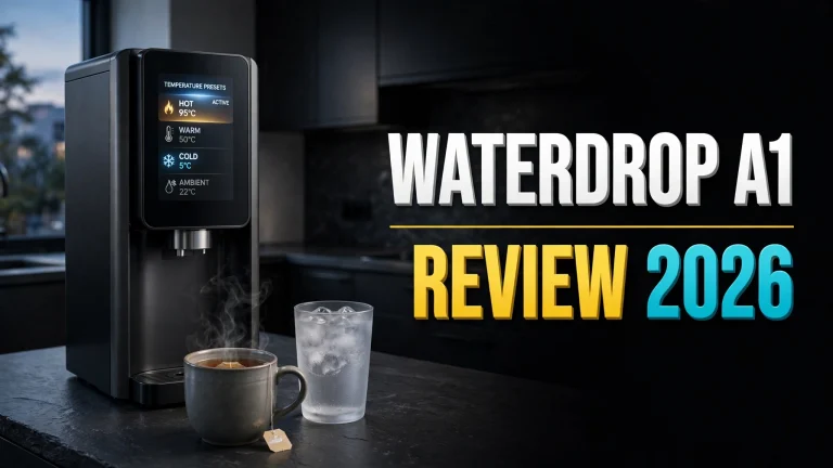 Waterdrop A1 countertop reverse osmosis dispenser with hot and cold water