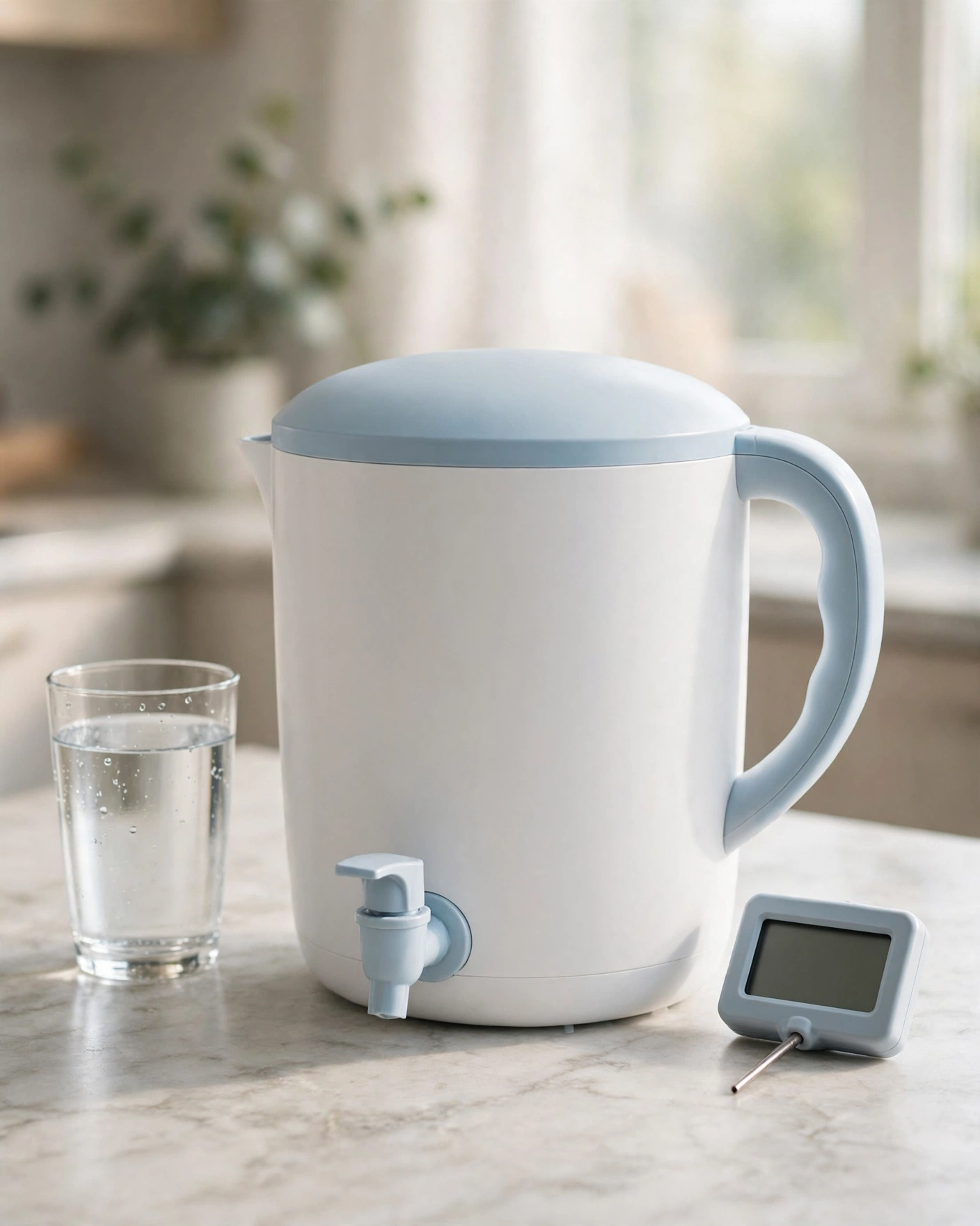 ZeroWater 10-cup Ready-pour pitcher with dispenser spigot and included TDS meter