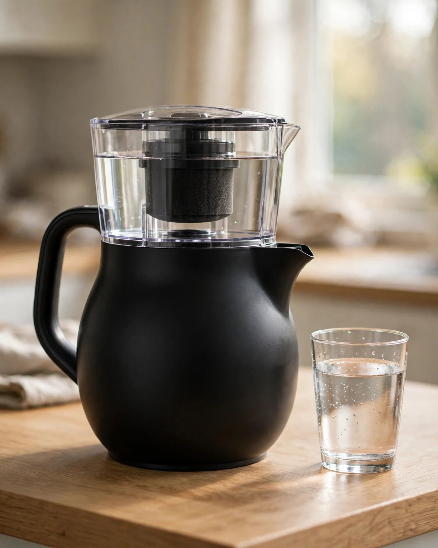ZeroWater 12-Cup pitcher with the 5-stage filter visible in the reservoir