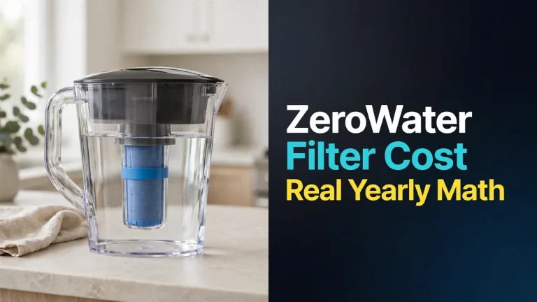 ZeroWater replacement filter cost guide — the real per-year math
